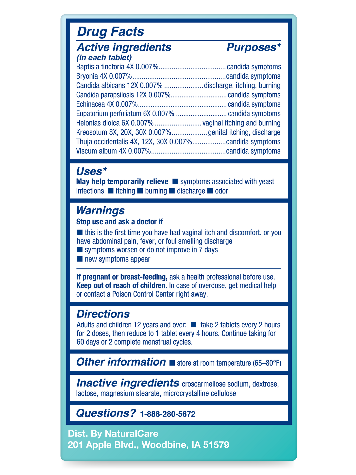 Candida Yeast Care (60T)