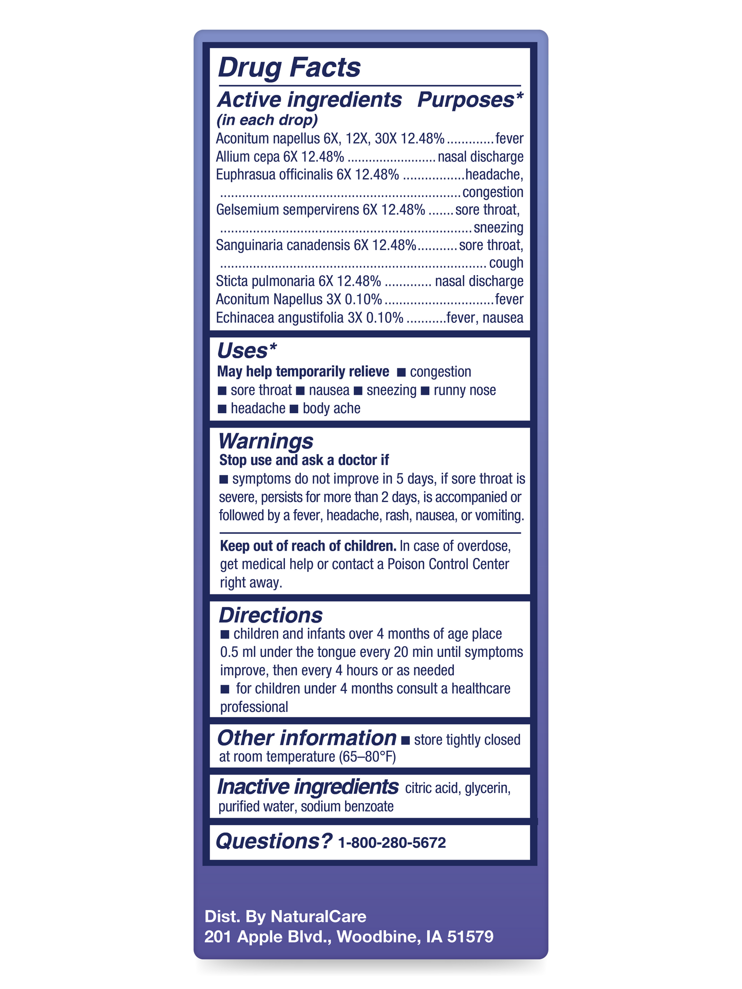 Children's Cold & Flu Relief 1 oz.