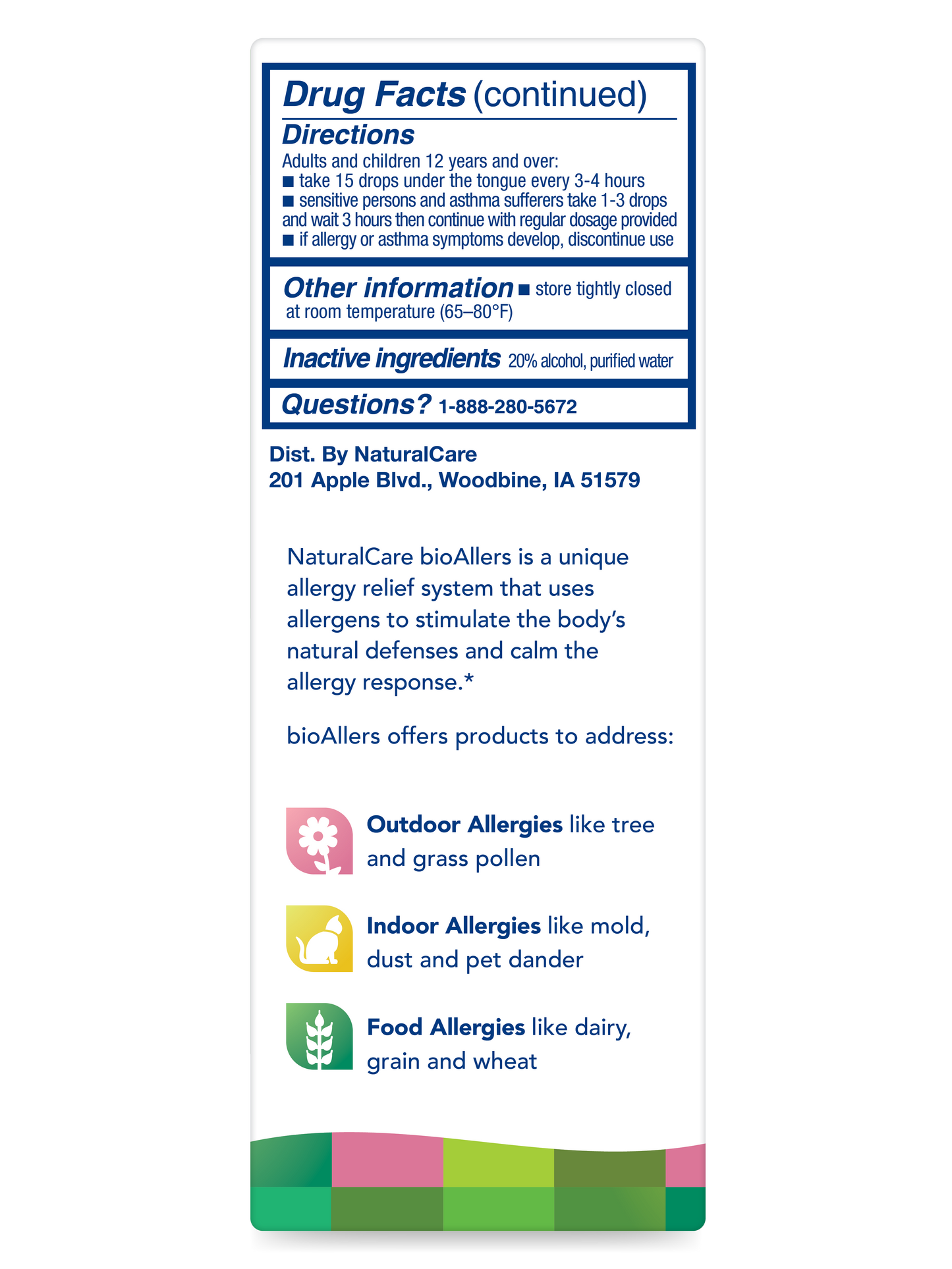 bioAllers Pollen Hayfever 1 oz.
